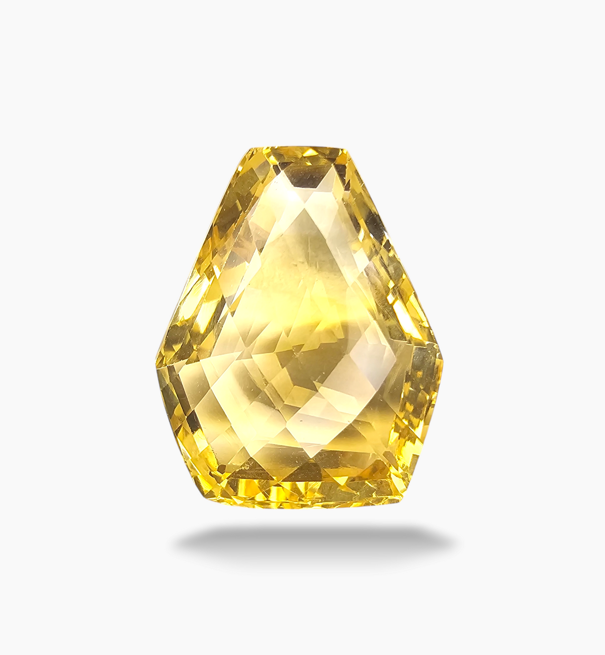 Natural Citrine Stone 34.55 Carats Fancy Shape Size 25x18.7mm