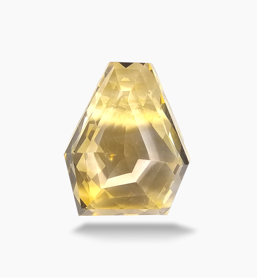 Natural Citrine Stone 34.55 Carats Fancy Shape Size 25x18.7mm