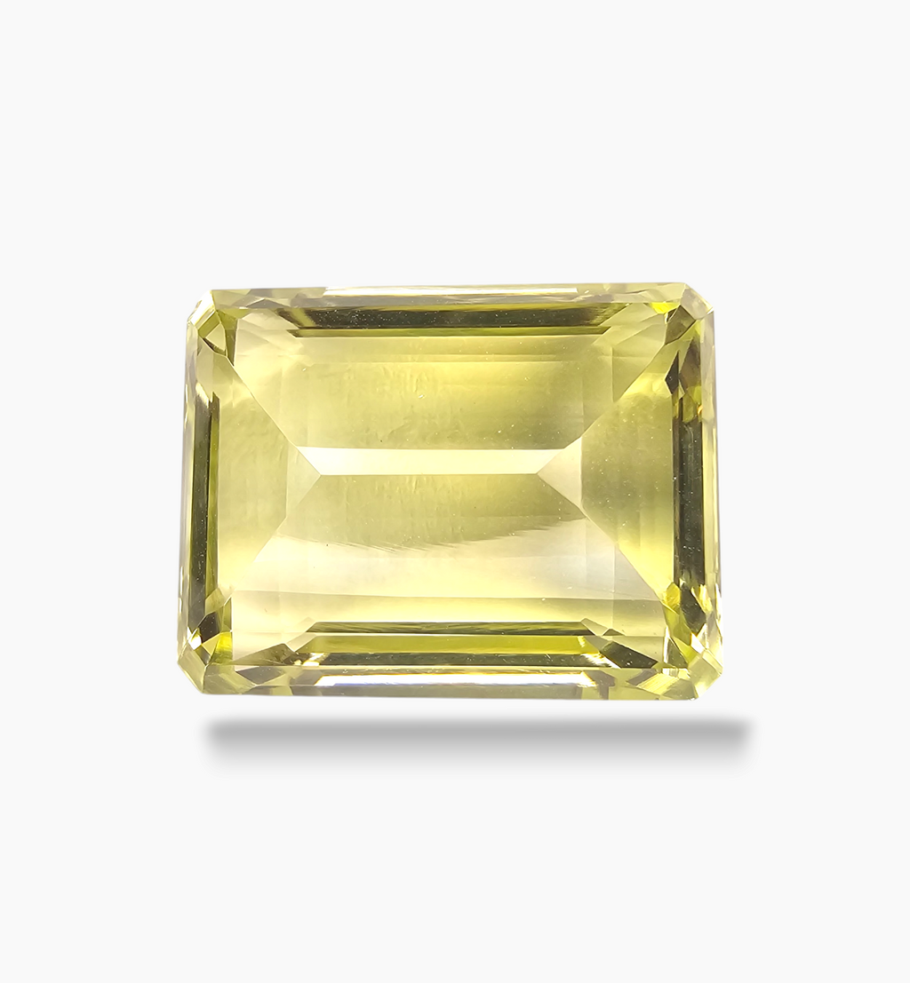 Natural Citrine Stone 35.21 Carats Emerald Cut Shape Size 23x17.4mm