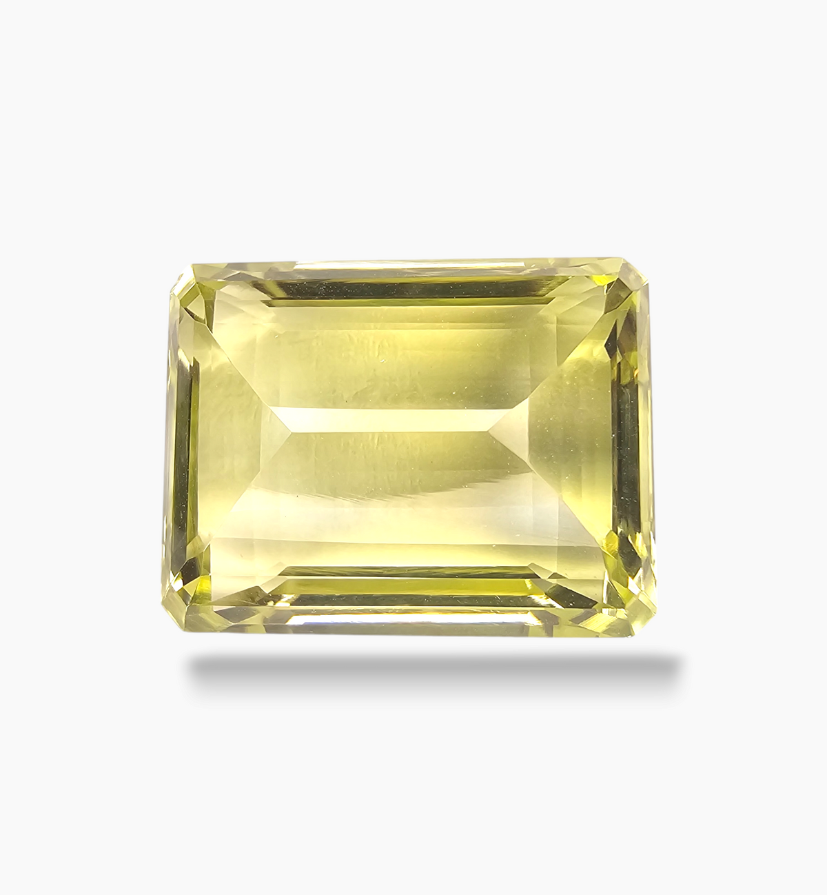 Natural Citrine Stone 35.21 Carats Emerald Cut Shape Size 23x17.4mm
