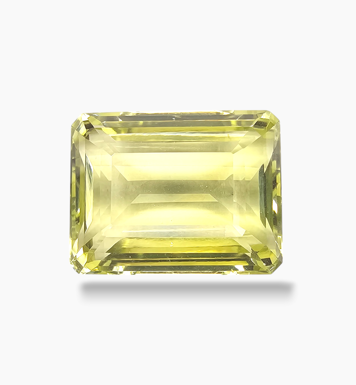 Natural Citrine Stone 35.21 Carats Emerald Cut Shape Size 23x17.4mm