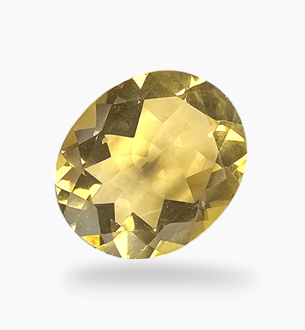 Natural Citrine Stone 4.02 Carats Oval Shape Size 12x10mm