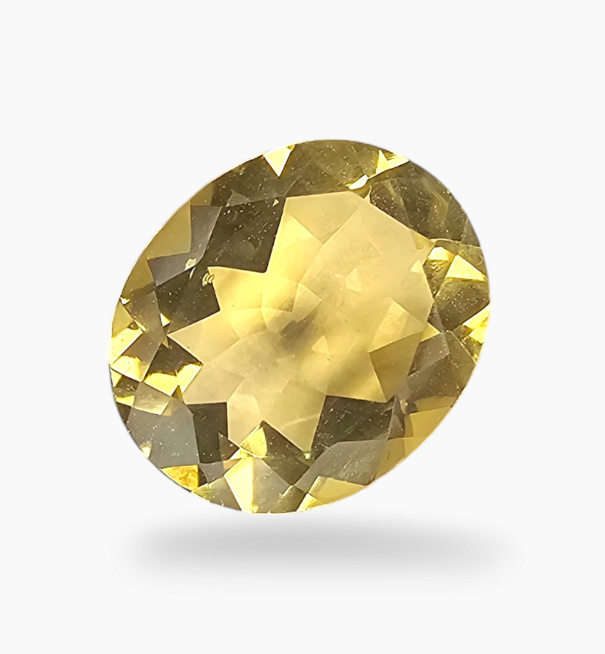Natural Citrine Stone 4.02 Carats Oval Shape Size 12x10mm
