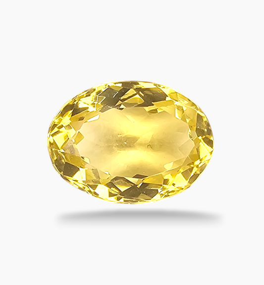 Natural Citrine Stone 4.22 Carats Oval Shape Size 12.5x9.3mm