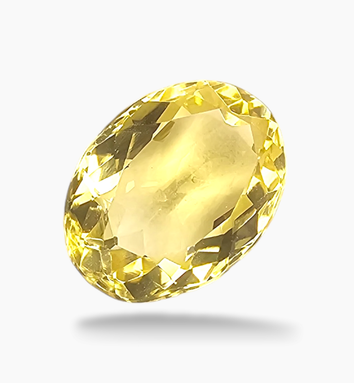 Natural Citrine Stone 4.22 Carats Oval Shape Size 12.5x9.3mm