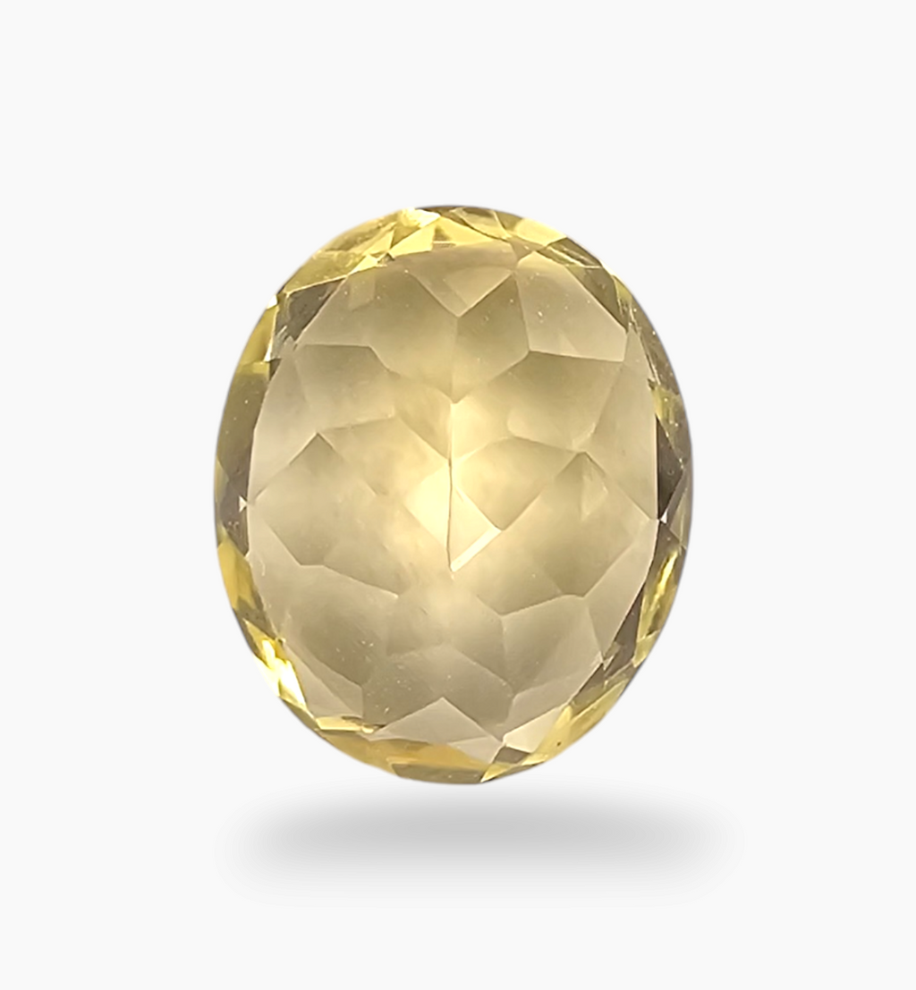 Natural Citrine Stone 4.25 Carats Oval Shape Size 9.8x12mm
