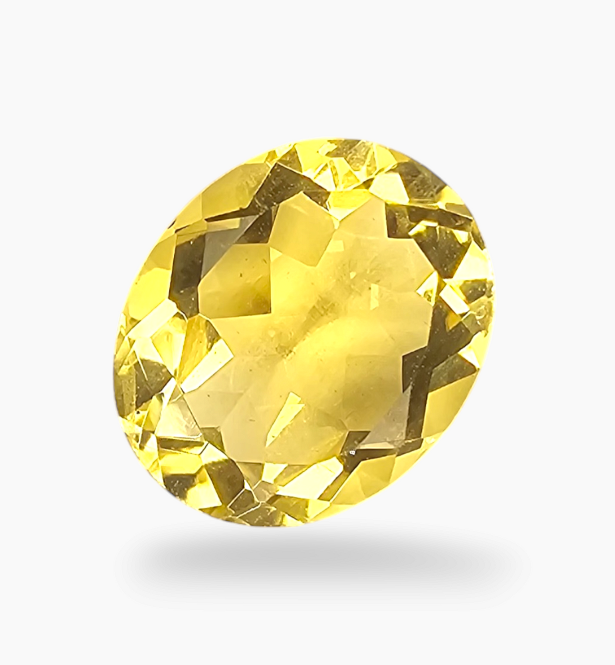 Natural Citrine Stone 4.25 Carats Oval Shape Size 9.8x12mm