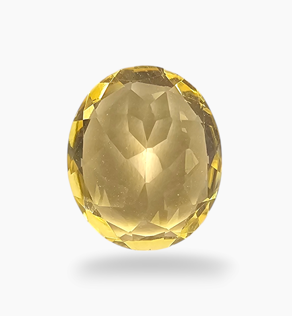 Natural Citrine Stone 4.2 Carats Oval Shape Size 12x10mm