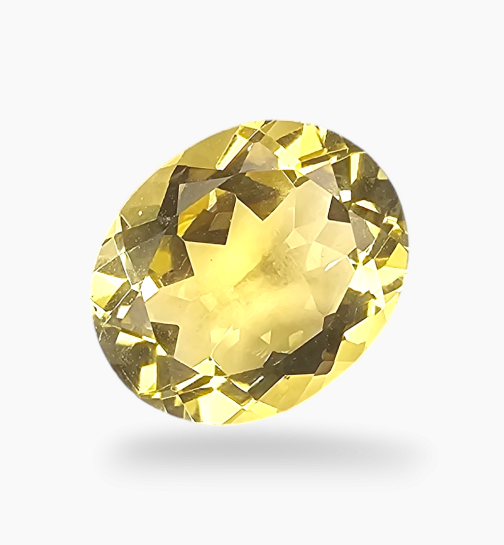 Natural Citrine Stone 4.39 Carats Oval Shape Size 12x10mm