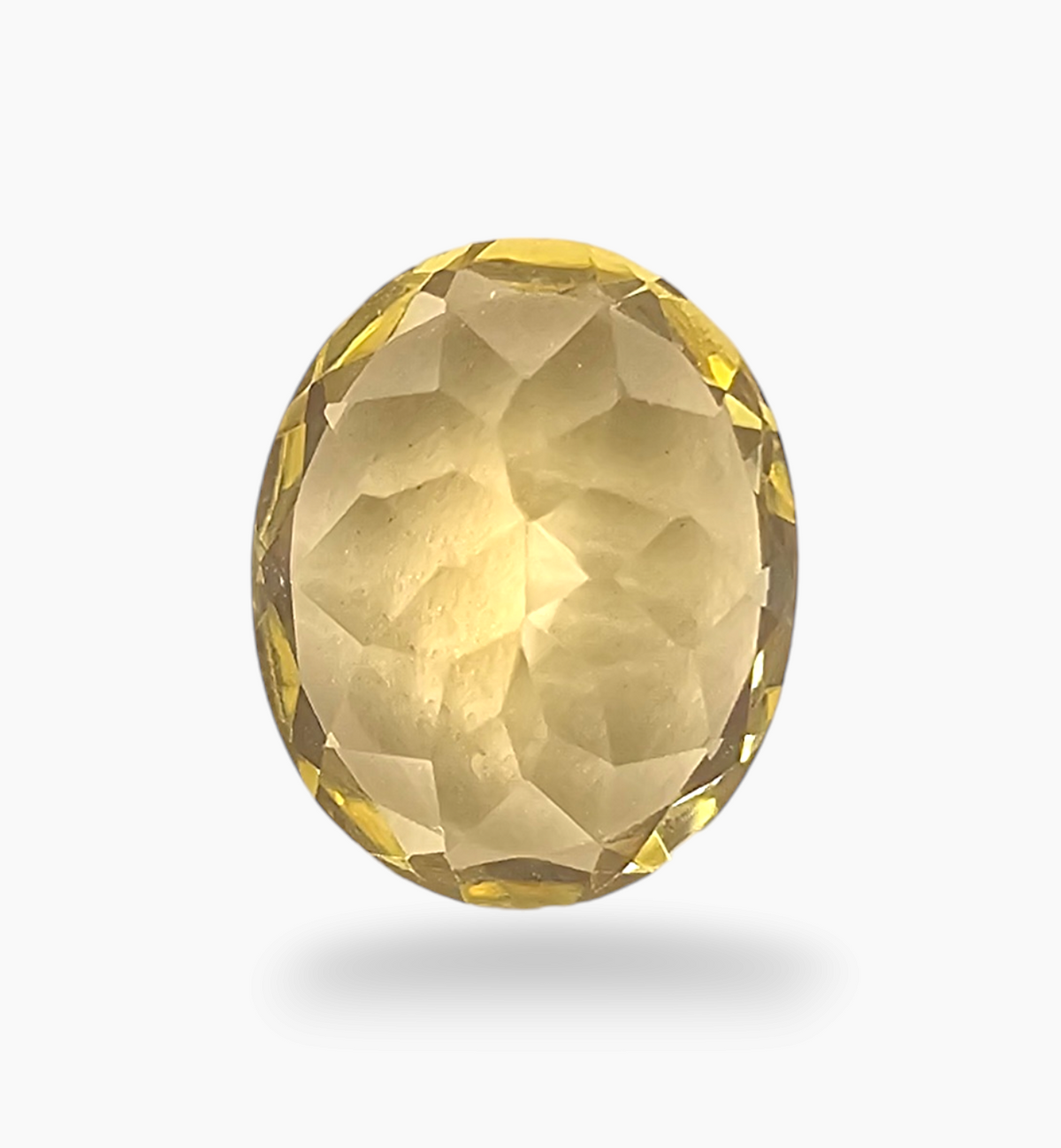 Natural Citrine Stone 4.39 Carats Oval Shape Size 12x10mm