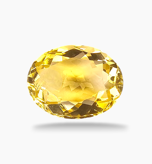 Natural Citrine Stone 4.54 Carats Oval Shape Size 12.6x9.9mm