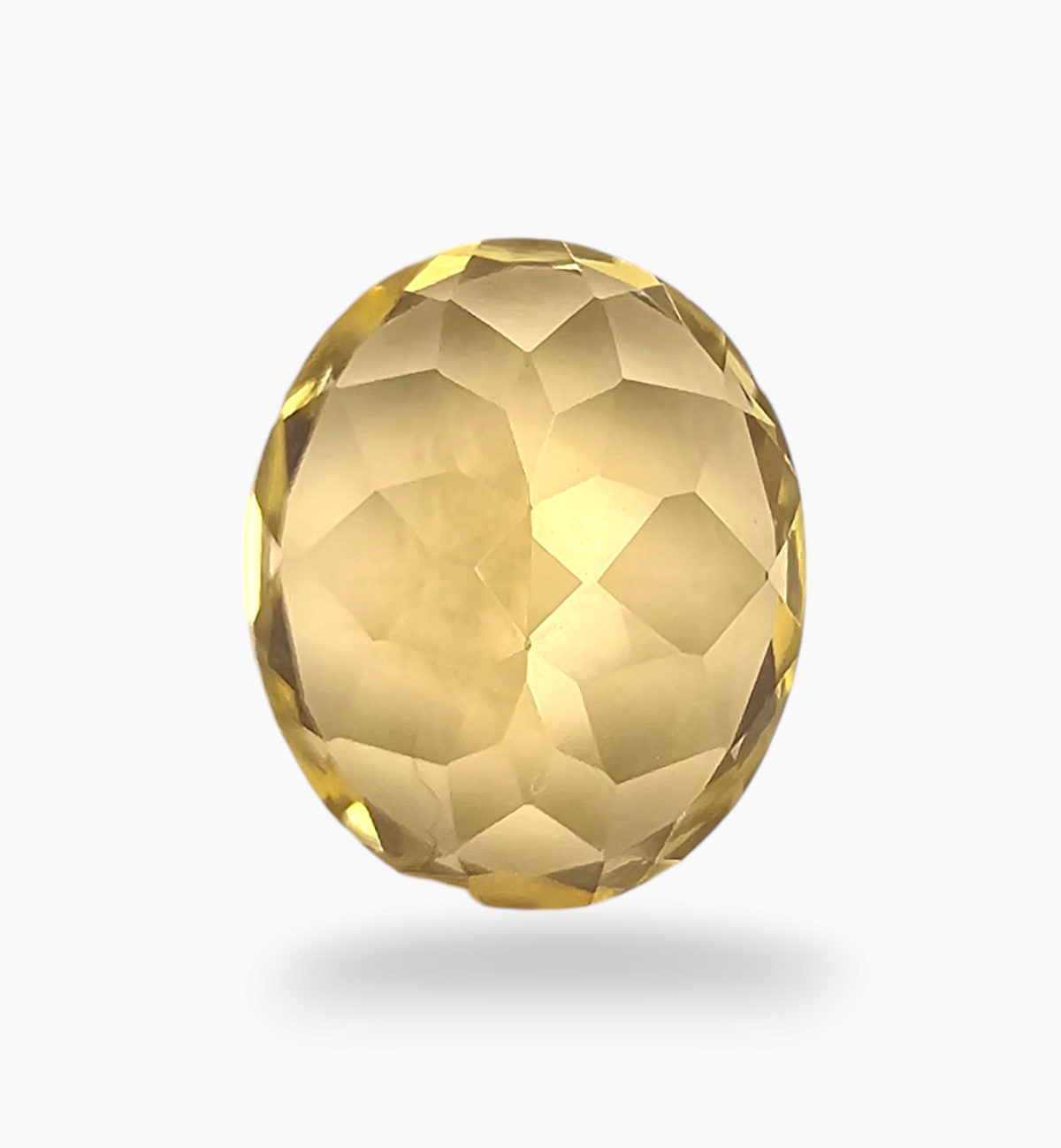 Natural Citrine Stone 4.82  Carats Oval Shape Size 12x10mm