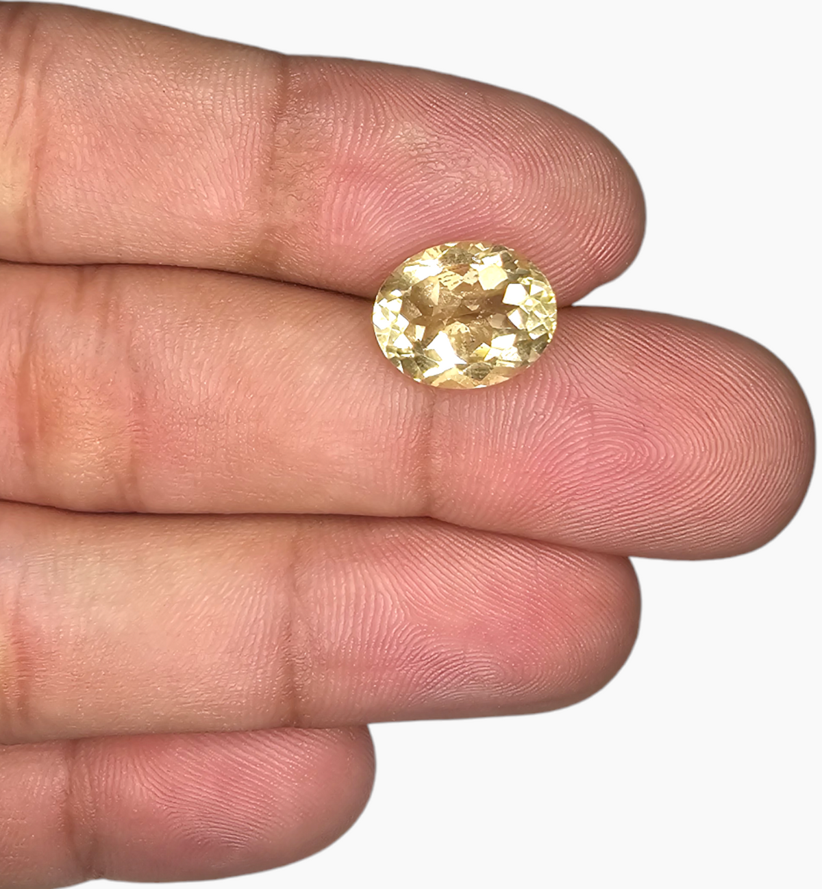 Natural Citrine Stone 4.82  Carats Oval Shape Size 12x10mm