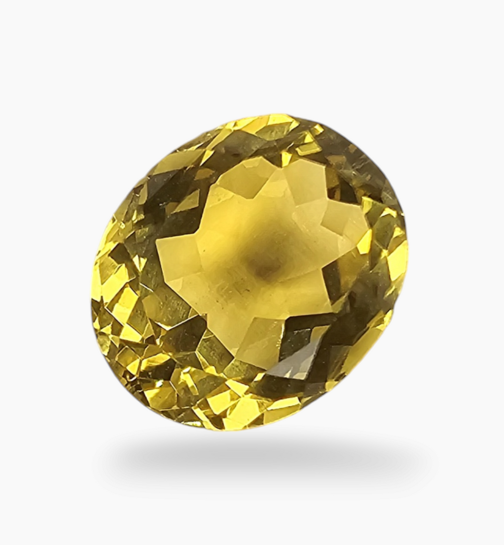 Natural Citrine Stone 4.99 Carats Oval Shape Size 12x10mm