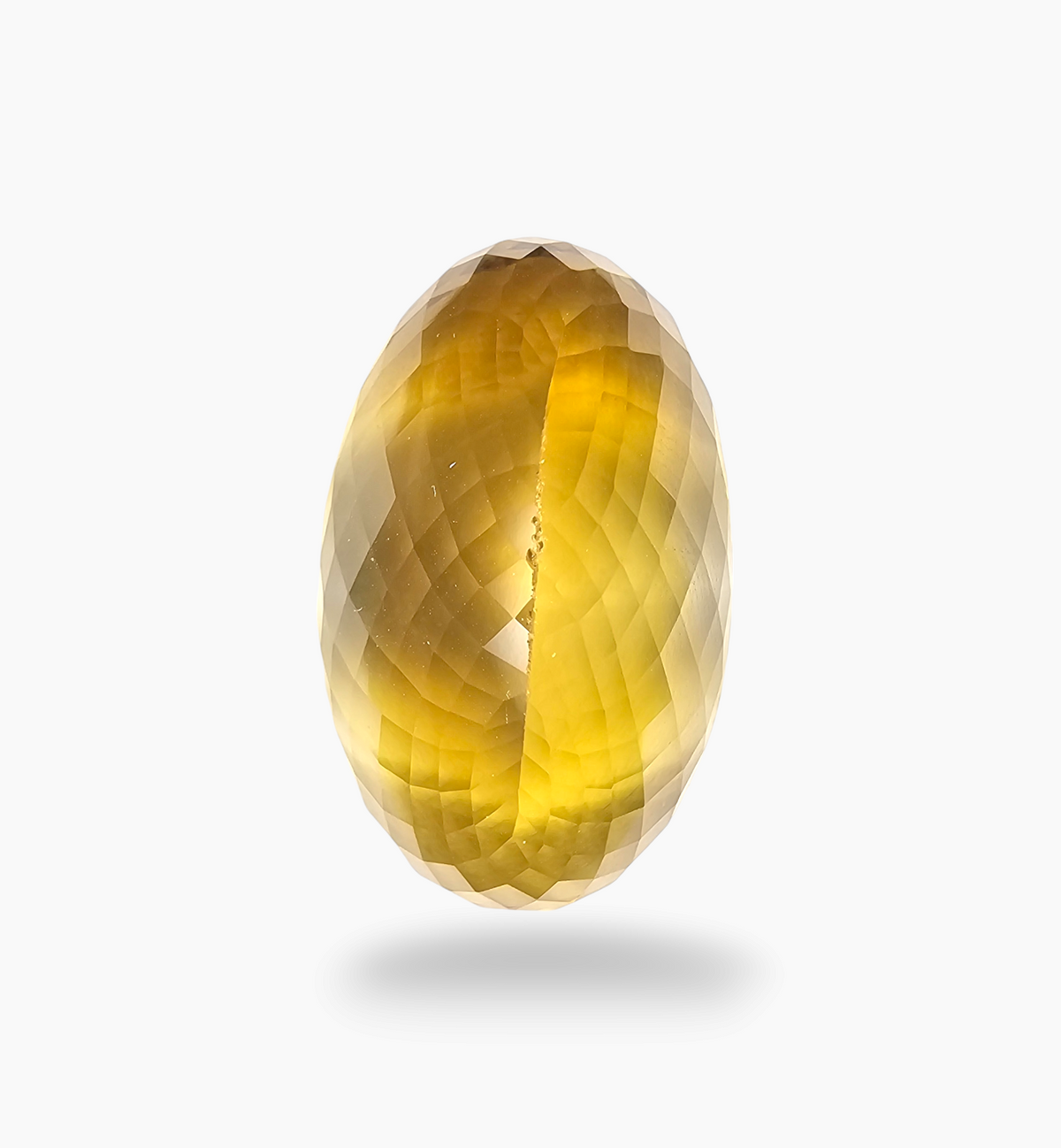Natural Citrine Stone  45.29 Carats Oval Shape Size  25x16.7mm
