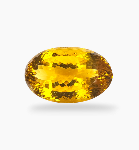 Natural Citrine Stone  45.29 Carats Oval Shape Size  25x16.7mm