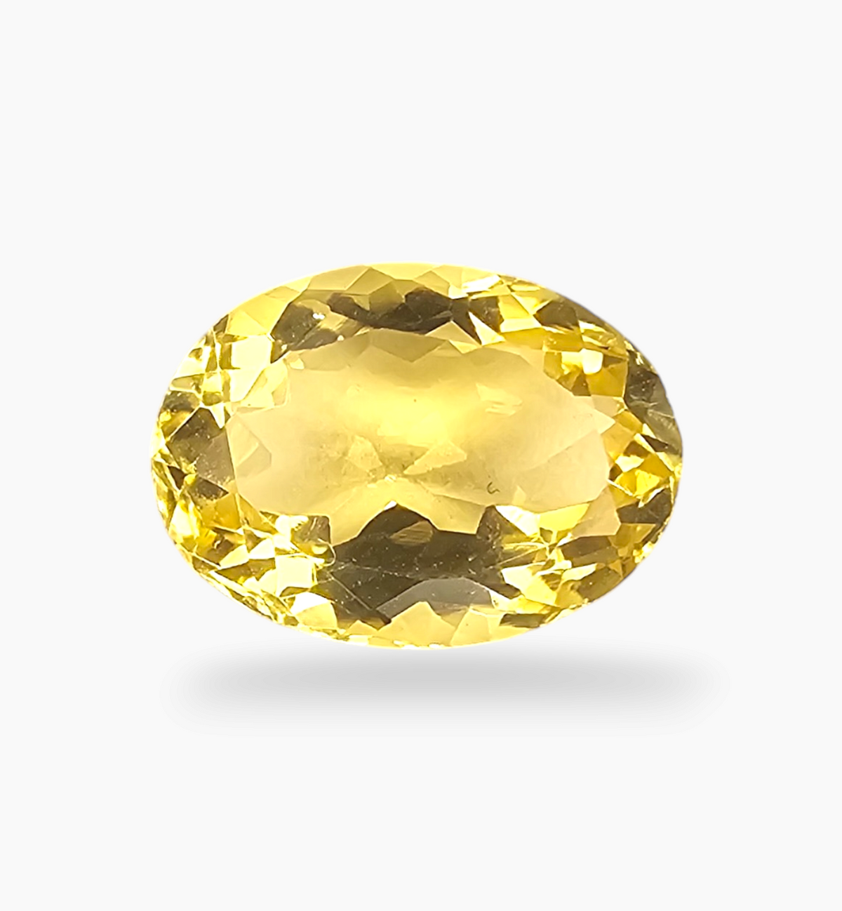 Natural Citrine Stone 5.14 Carats Oval Shape Size 13.5x10mm