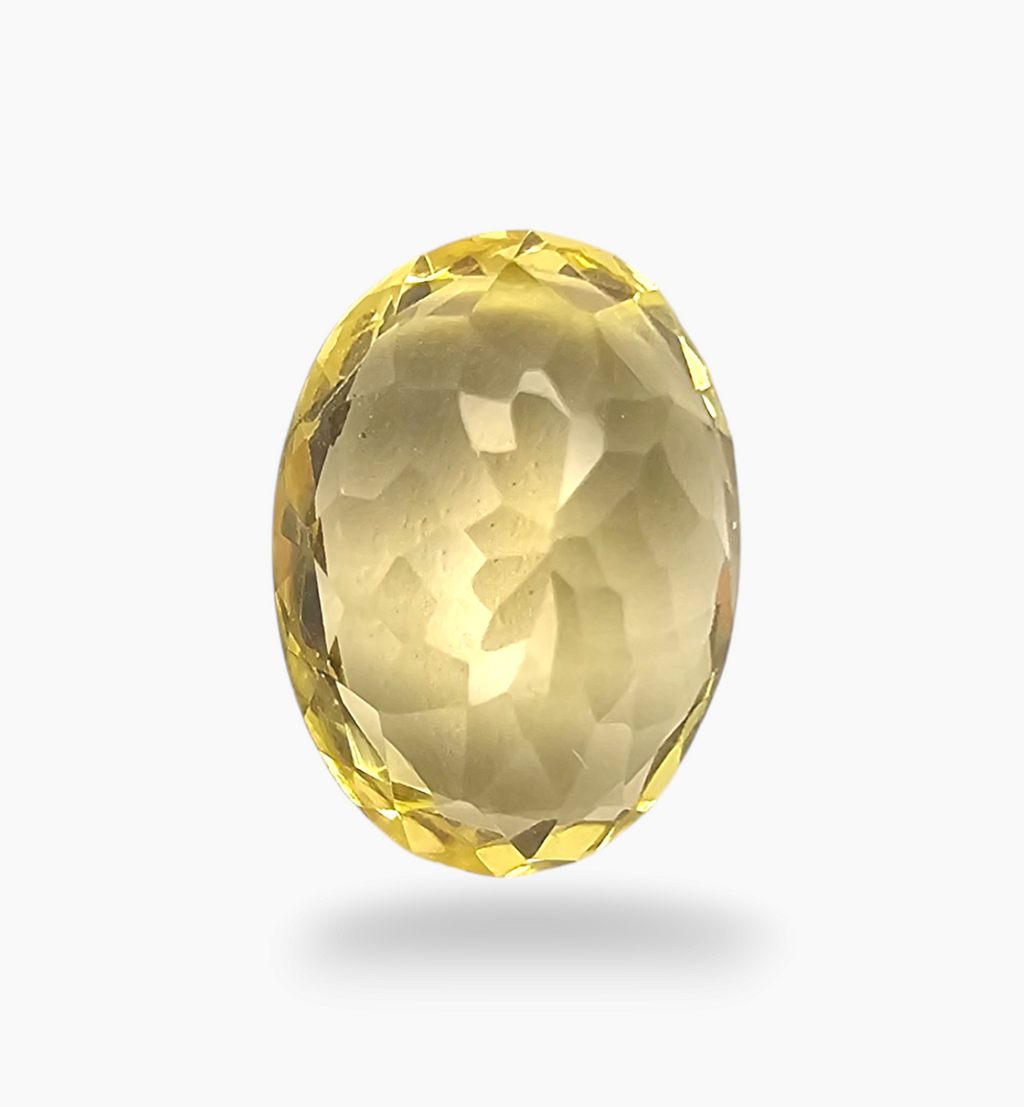 Natural Citrine Stone 5.14 Carats Oval Shape Size 13.5x10mm