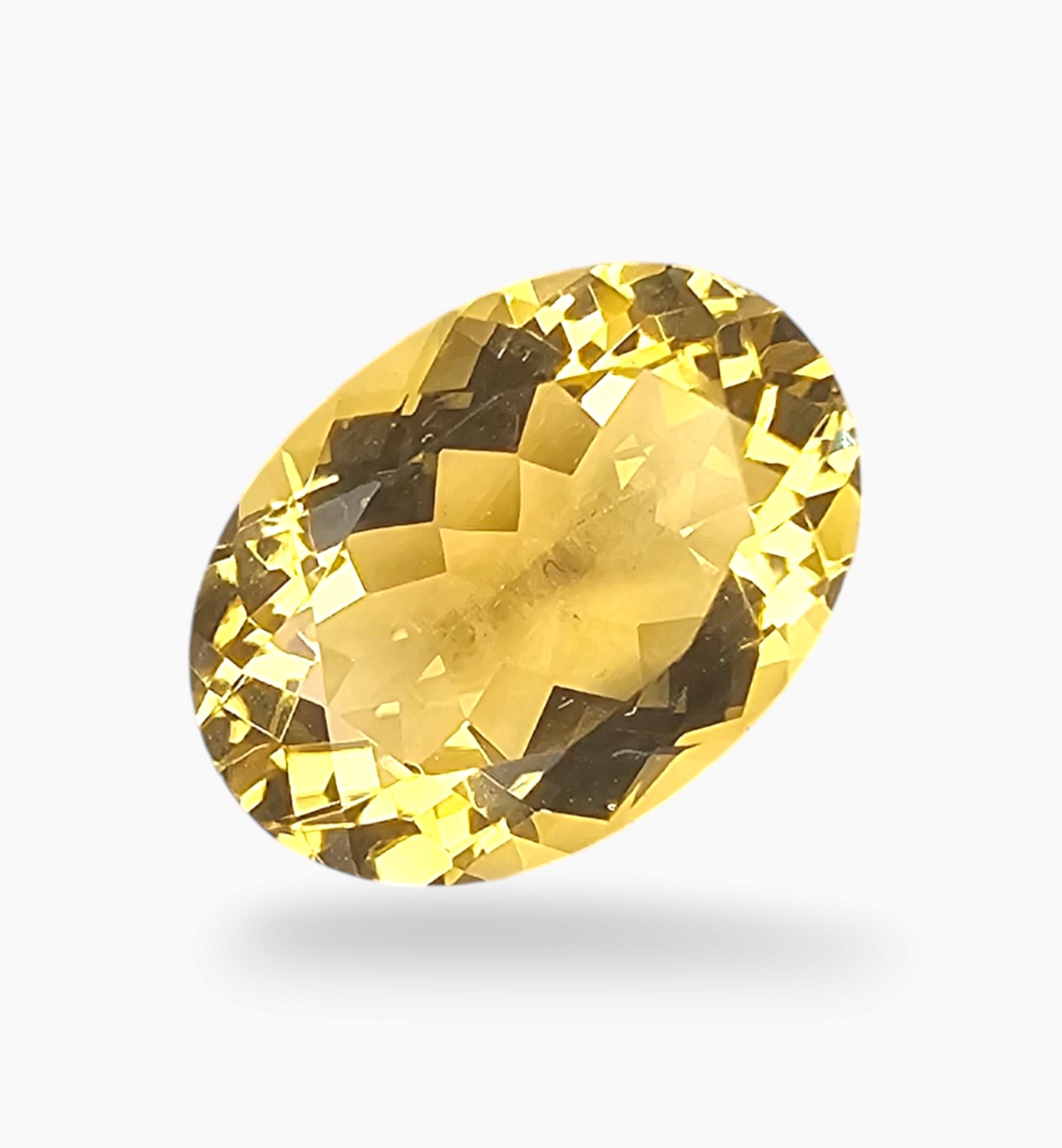 Natural Citrine Stone 5.85 Carats Oval Shape Size 14x10mm