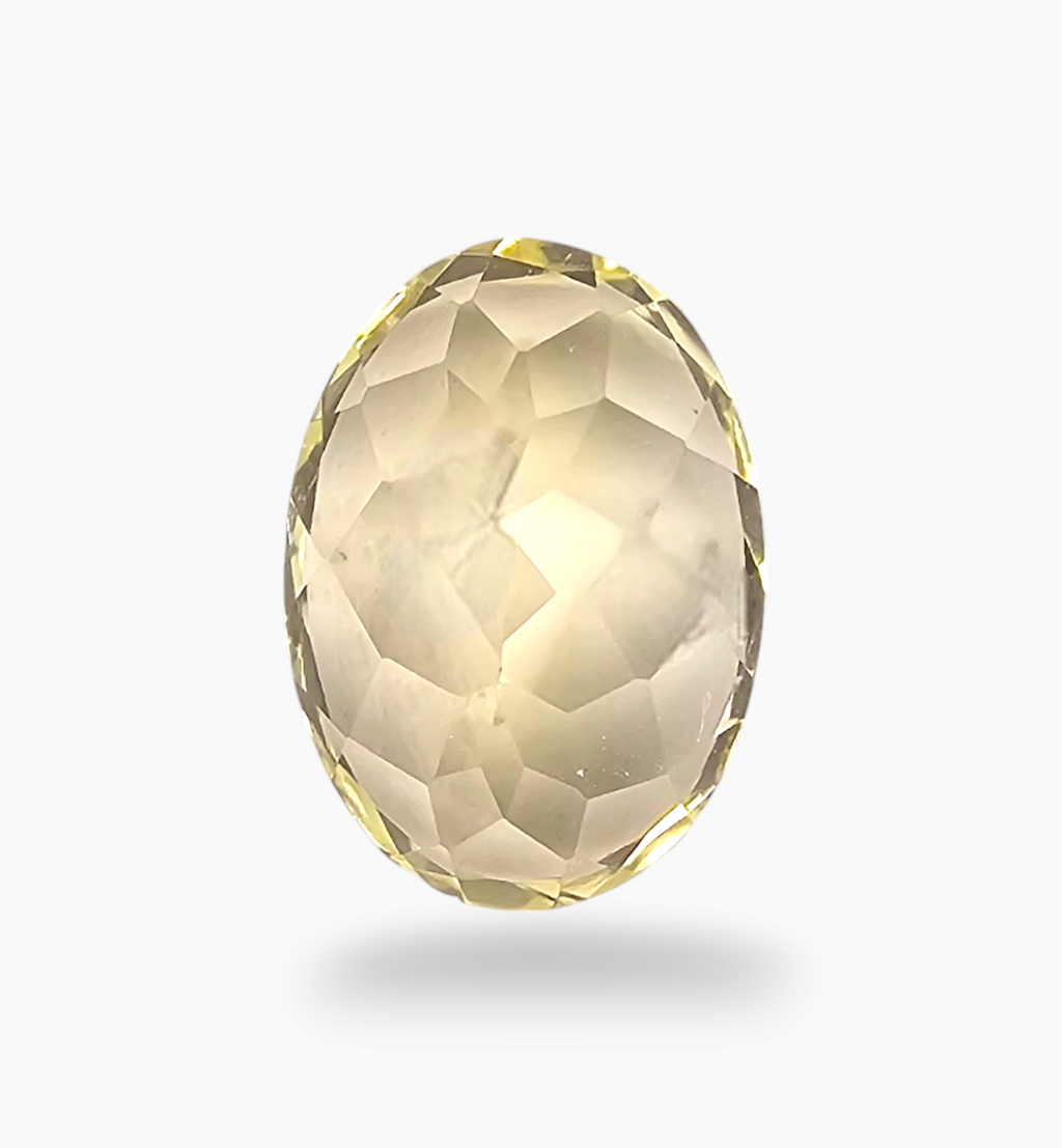 Natural Citrine Stone 5.91 Carats Oval Shape Size 14x10mm