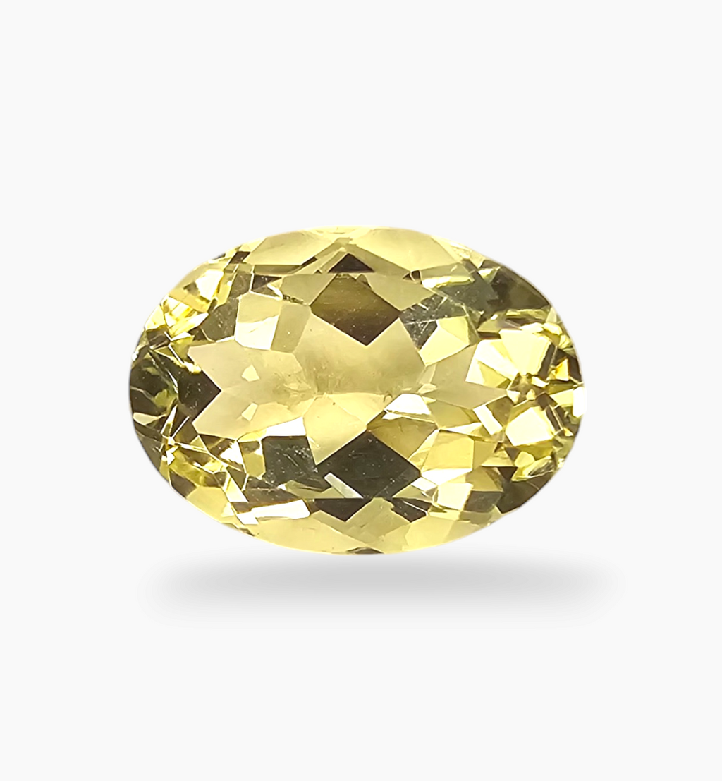 Natural Citrine Stone 5.91 Carats Oval Shape Size 14x10mm