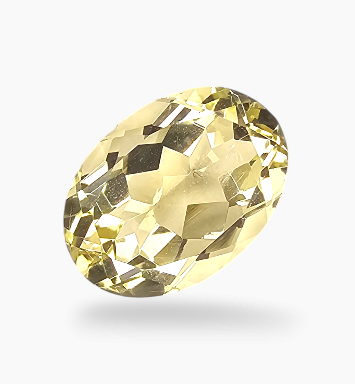 Natural Citrine Stone 5.91 Carats Oval Shape Size 14x10mm