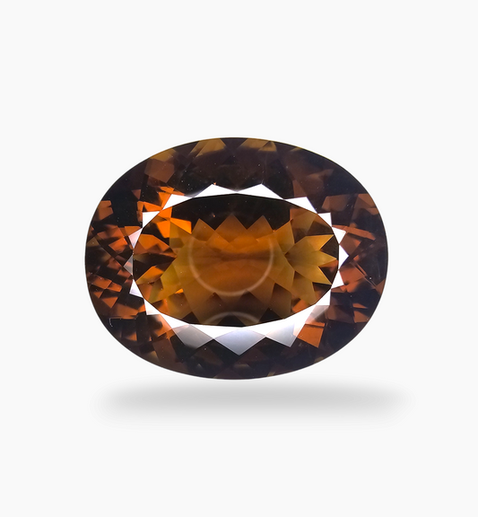 Natural Citrine Stone 54.18 Carats Oval Shape Size 30x22mm