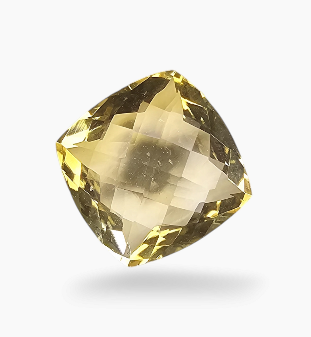 Natural Citrine Stone 6.31 Carats Cushion ( 12.2x12.2mm)