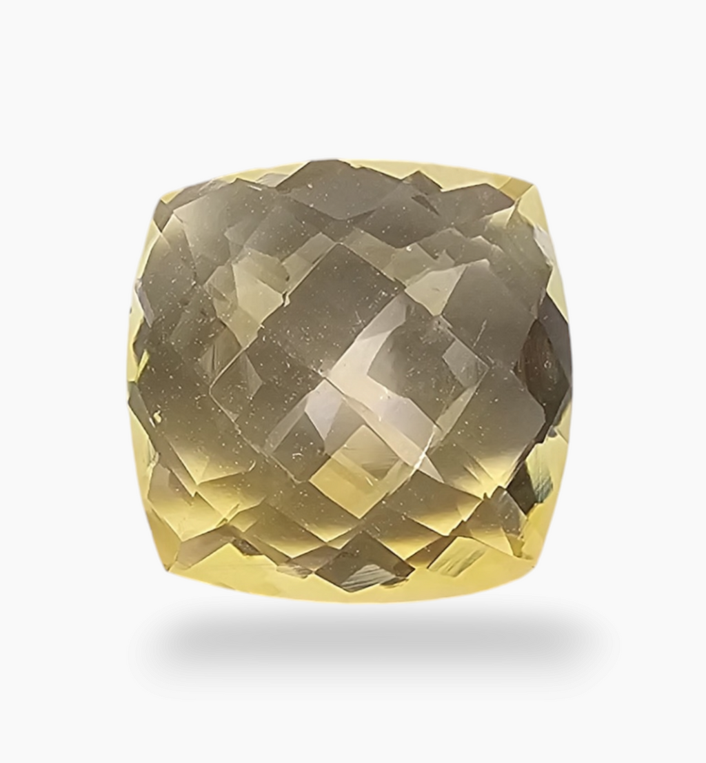 Natural Citrine Stone 6.31 Carats Cushion ( 12.2x12.2mm)