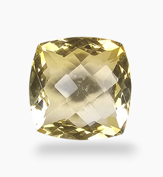 Natural Citrine Stone 6.31 Carats Cushion ( 12.2x12.2mm)