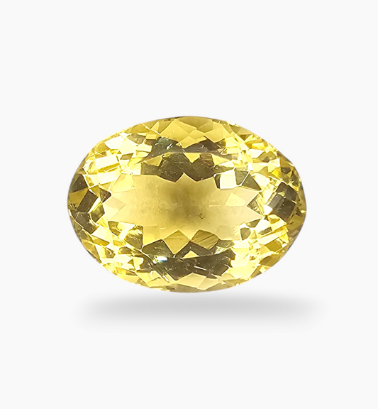 Natural Citrine Stone 6.89 Carats Oval Shape Size 13.5x10mm