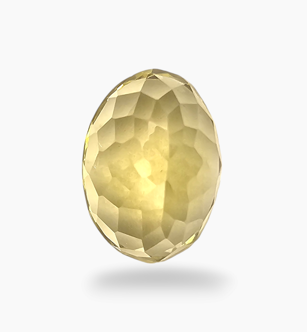 Natural Citrine Stone 6.89 Carats Oval Shape Size 13.5x10mm