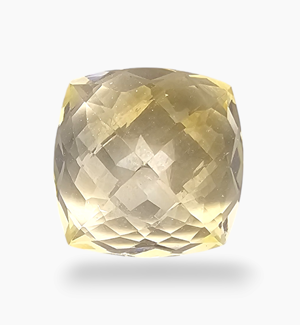 Natural Citrine Stone 7.73 Carats Cushion ( 12.8x12.8mm)
