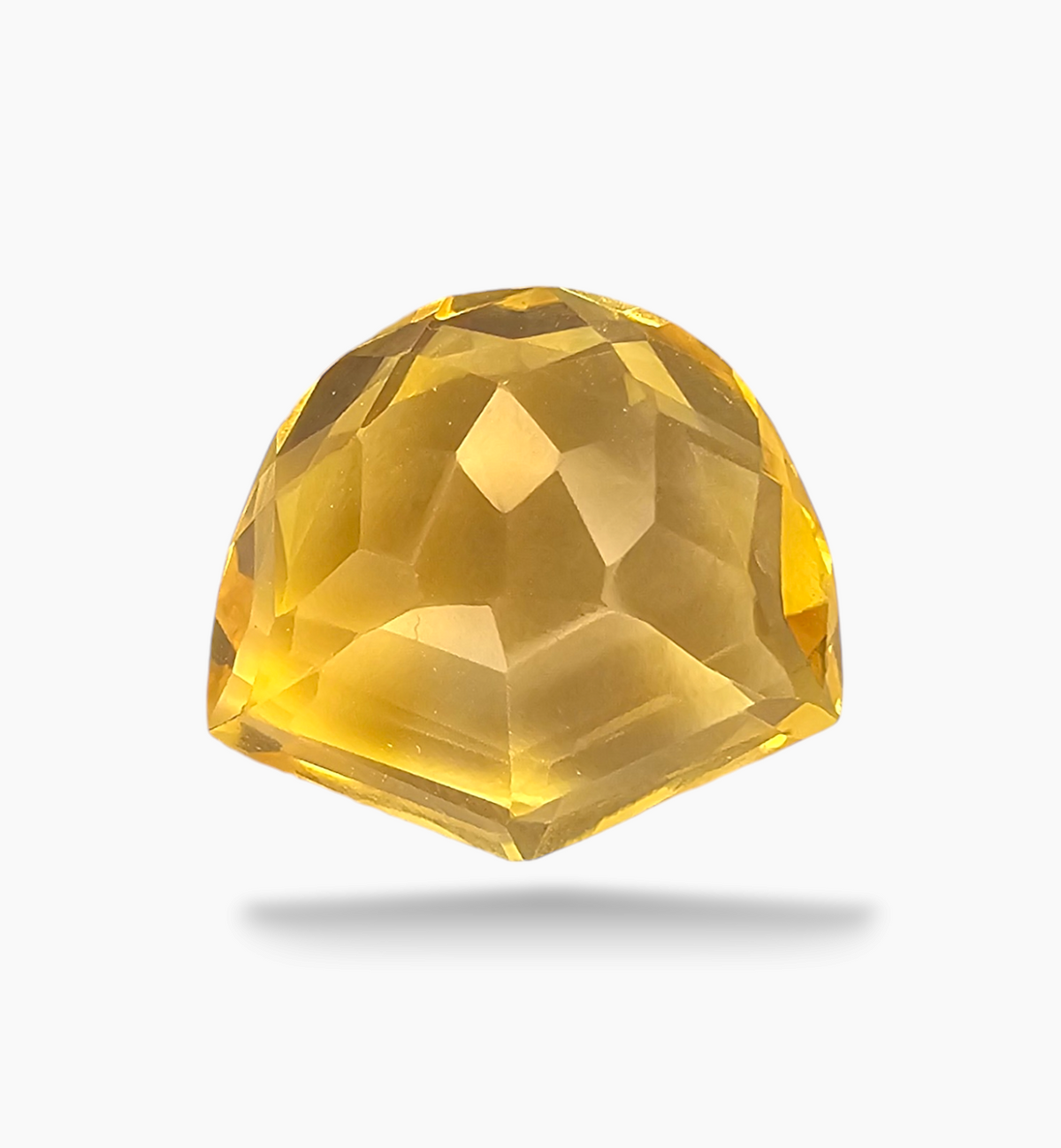 Natural Citrine Stone 7.83 Carats Fancy Shape Size 13x14.5mm