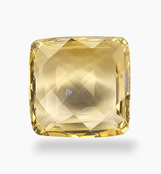 Natural Citrine Stone 8.19 Carats Cushion ( 23.5x13.5mm)  kindle