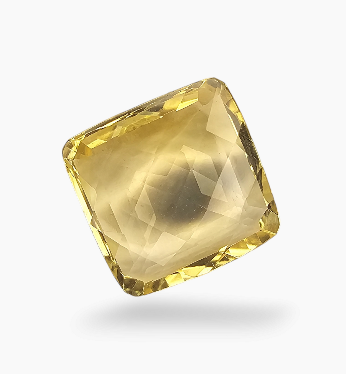 Natural Citrine Stone 8.19 Carats Cushion ( 23.5x13.5mm)  kindle