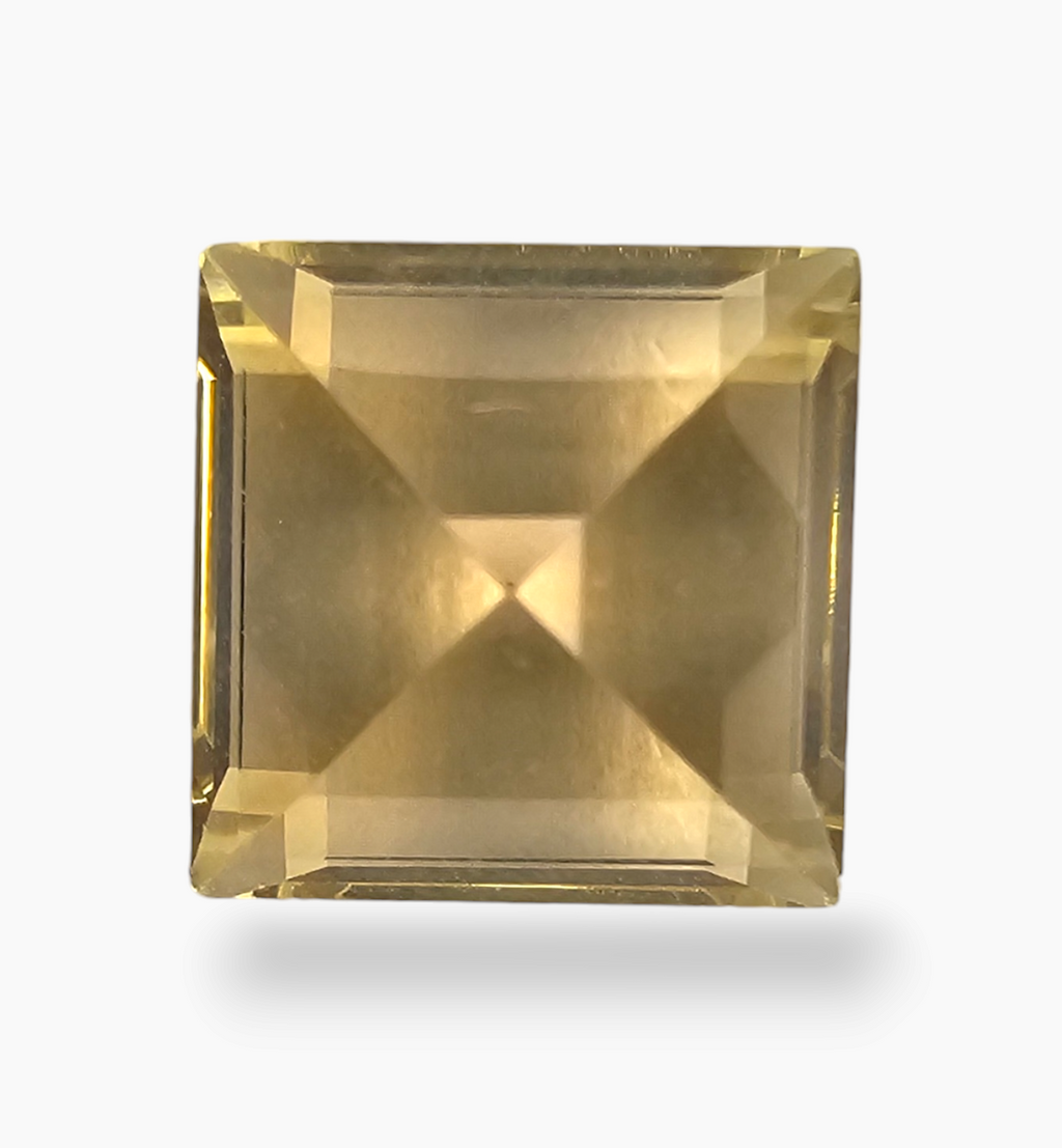Natural Citrine Stone 8.20 Carats Princes Shape Size 12x12 mm
