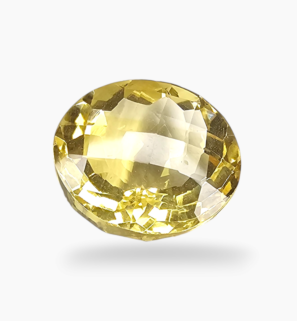 Natural Citrine Stone 8.80 Carats Round ( 14mm)