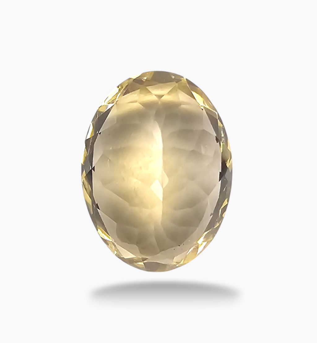 Natural Citrine Stone 8.84 Carats Oval Shape Size 16x12mm