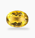Natural Citrine Stone 8.87 Carats Oval Shape Size 15. 2x11.4mm