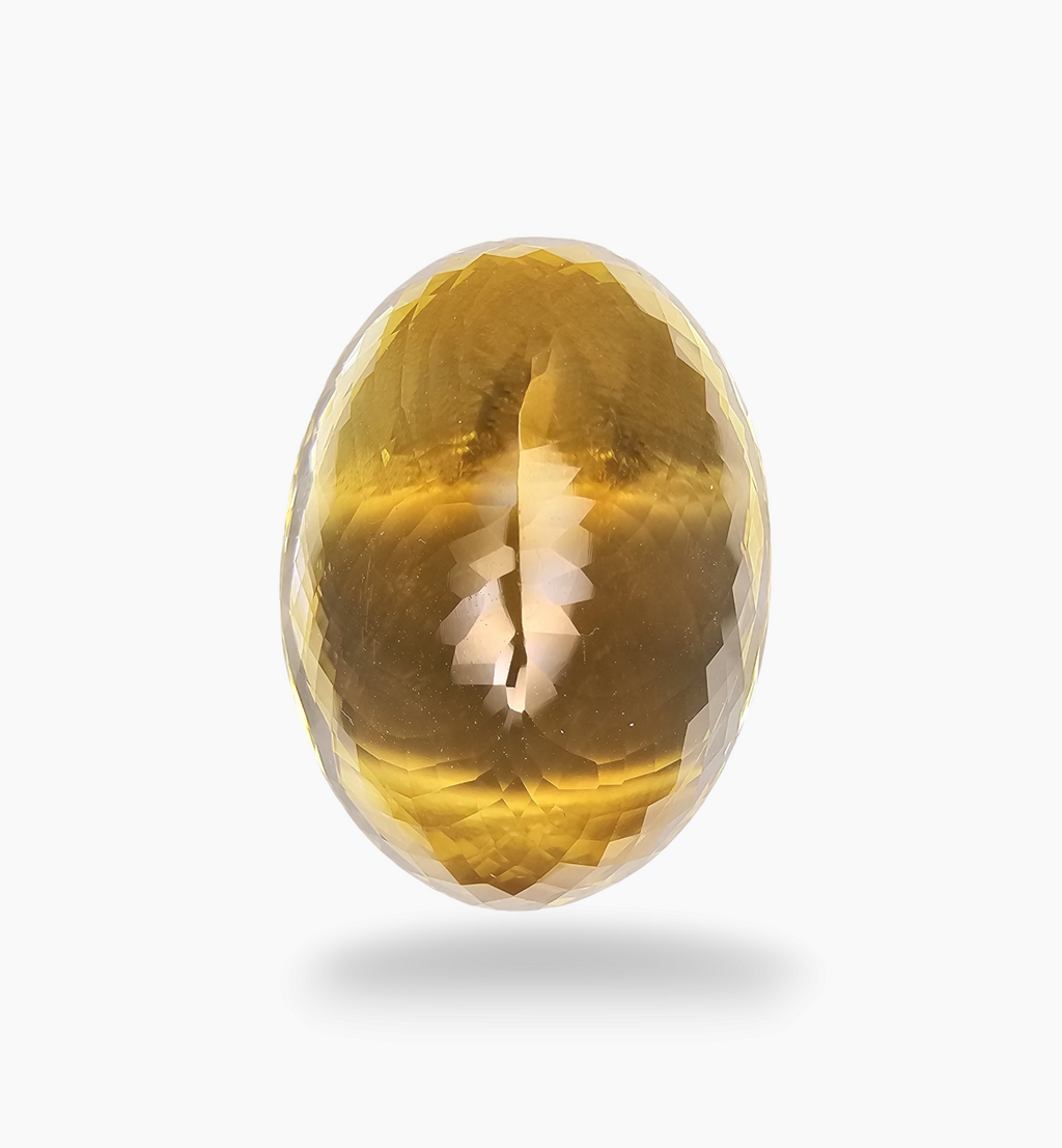 Natural Citrine Stone 82.99  Carats Oval Shape Size  33x25mm
