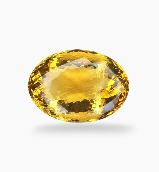 Natural Citrine Stone 82.99  Carats Oval Shape Size  33x25mm