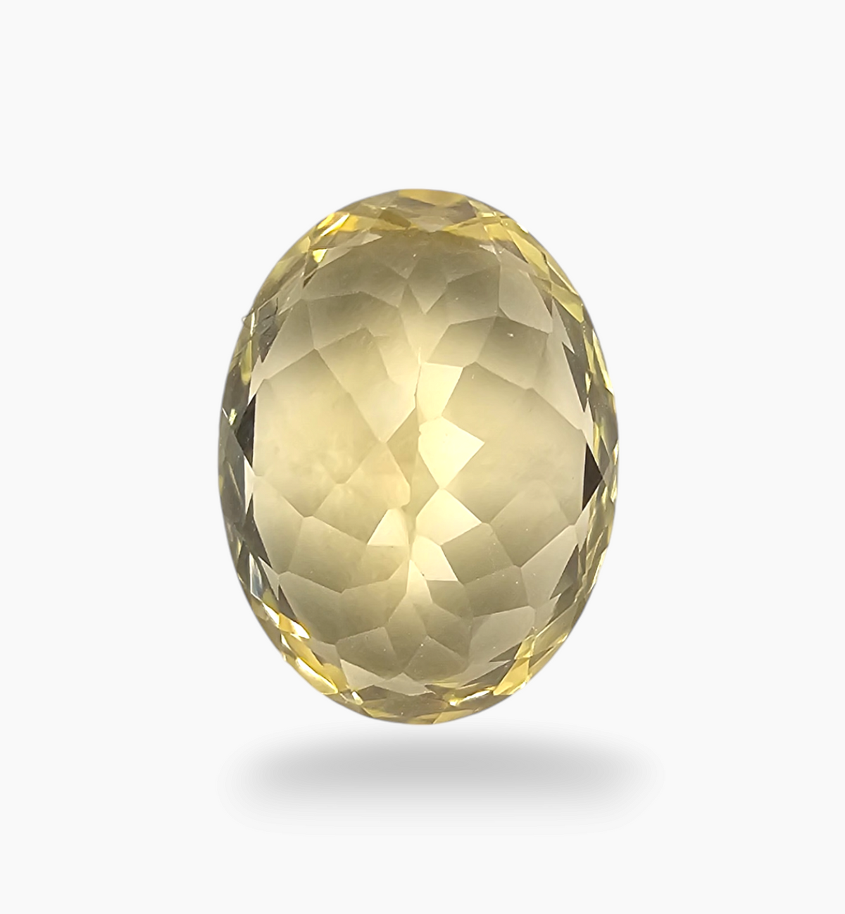Natural Citrine Stone 9.17 Carats Oval Shape Size 16x12mm