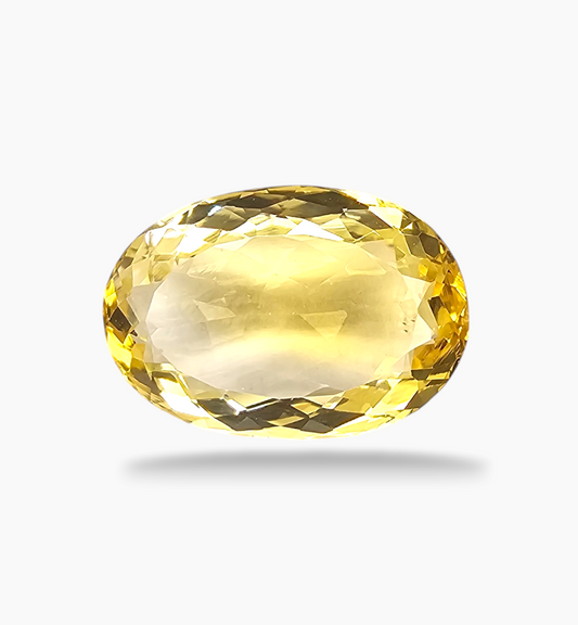 Natural Citrine Stone 9.53  Carats Oval Shape Size 17x11.6mm