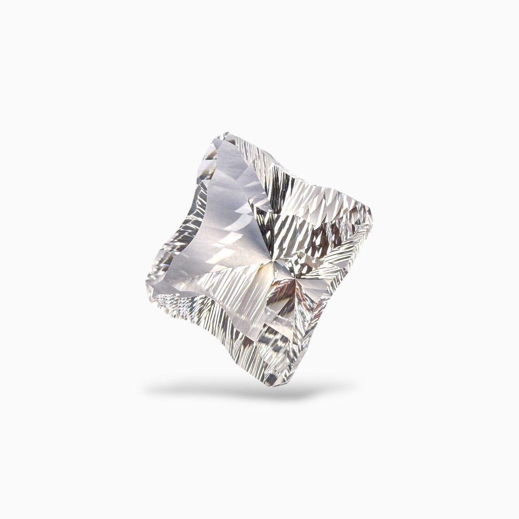 Natural Clear Quartz Fancy Cut Stone Pair For Earrings 25.65 Carats 2 Pieces
