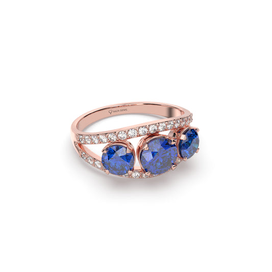 Natural Cobalt Spinel Rings - Isabelle