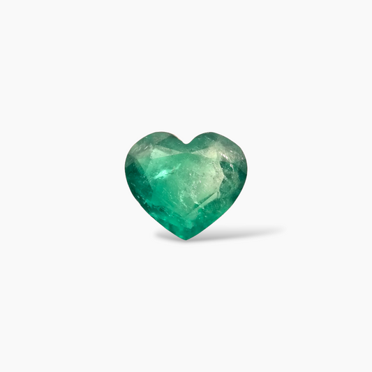 BUY Natural Colombian Emerald Stone 8.00 Carats Heart Cut ( 14.3x12.8x7.4mm )