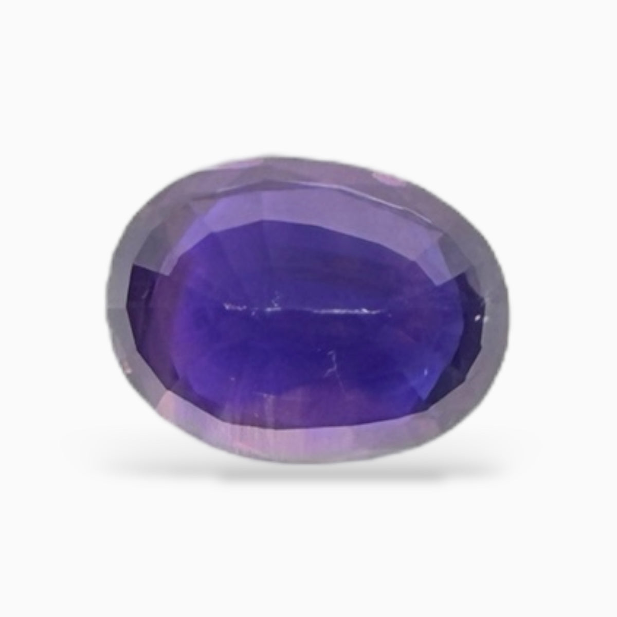 Natural Color Change Sapphire Stone Oval Cut 3.65 Carats Violetish Blue Change To Purple Srilanka No Heat