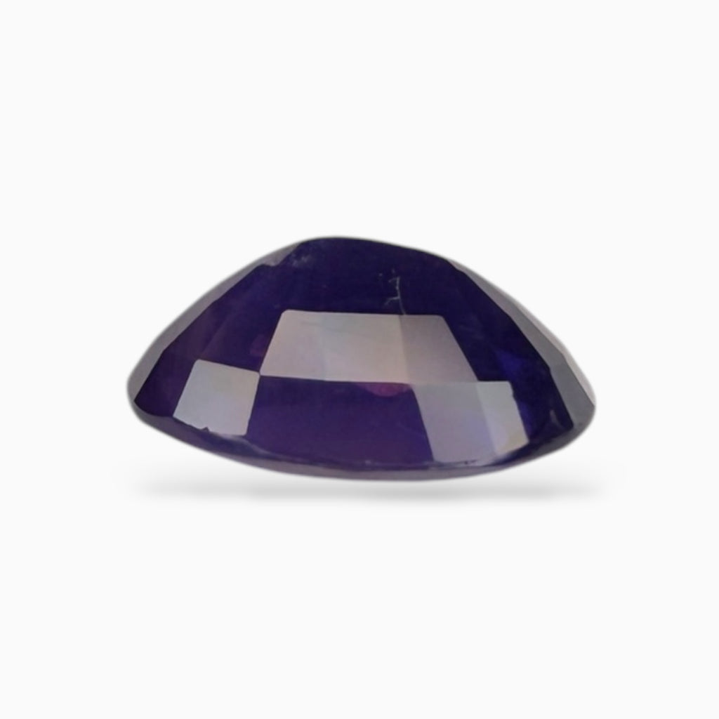 Natural Color Change Sapphire Stone Oval Cut 3.65 Carats Violetish Blue Change To Purple Srilanka No Heat