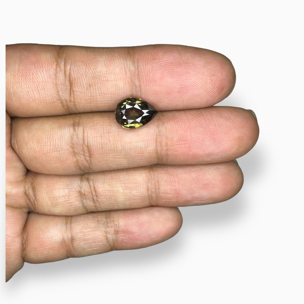 Natural Color change Sapphire Pear Shape 4.46 Carats Srilanka No Heat-IDL Certified